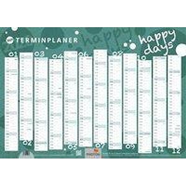 TERMINPLANER HAPPY DAYS Wandkalender 2020