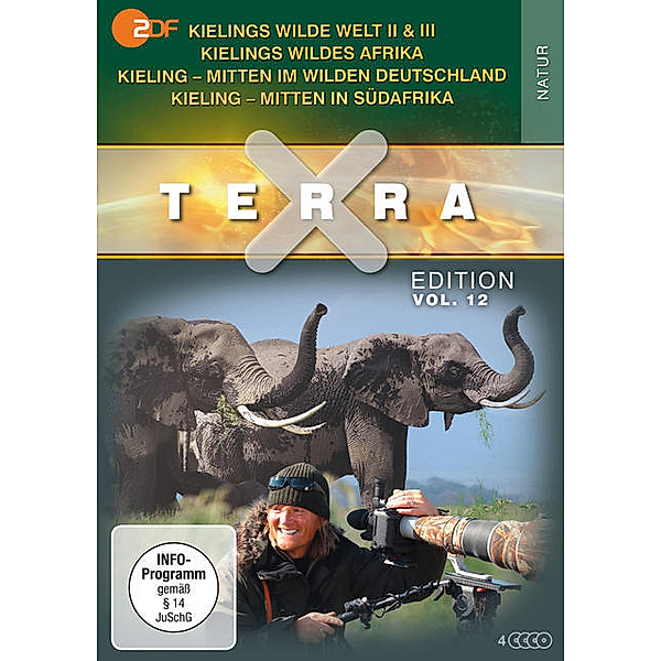 Terra X - Edition Vol. 12 Kieling  Mitten in Südafrika - Kieling  Mitten im wilden Deutschland - Kielings wildes Afrika - Kielings wilde Welt II & I
