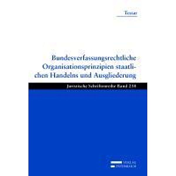 Tessar, H: Bundesverfassungsrechtliche Organisationsprinzipi, Hans Tessar