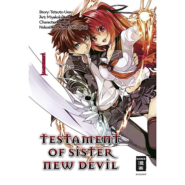 Testament of Sister New Devil Bd.1, Nekosuke Okuma, Tetsuto Uesu, Miyakokasiwa