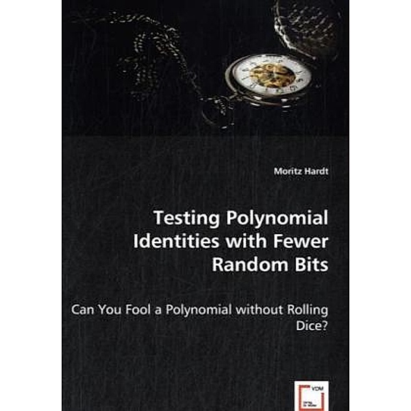 Testing Polynomial Identities with Fewer Random Bits, Moritz Hardt