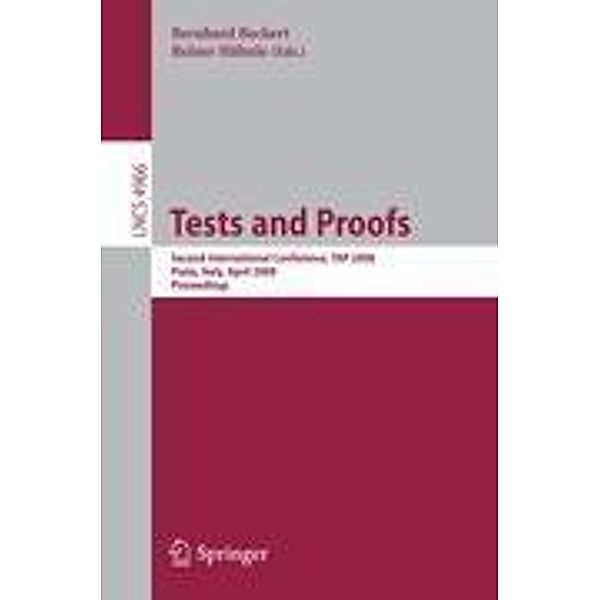 Tests and Proofs