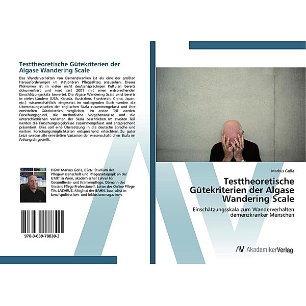 Testtheoretische Gütekriterien der Algase Wandering Scale, Markus Golla