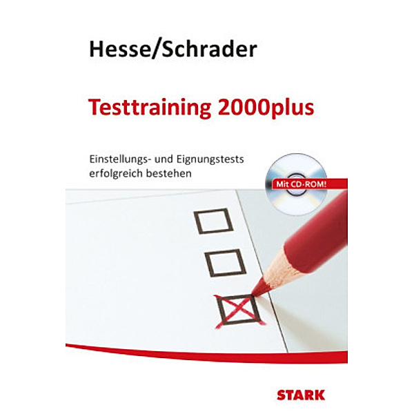 Testtraining 2000plus, m. CD-ROM, Jürgen Hesse, Hans-Christian Schrader