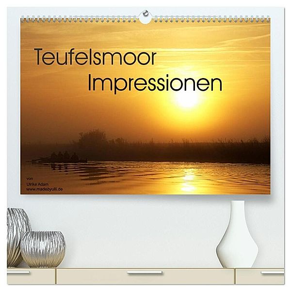 Teufelsmoor Impressionen (hochwertiger Premium Wandkalender 2024 DIN A2 quer), Kunstdruck in Hochglanz, Ulrike Adam