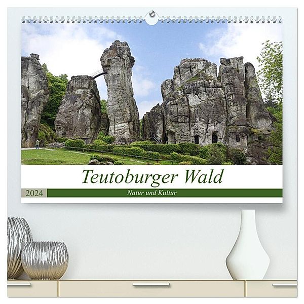 Teutoburger Wald - Natur und Kultur (hochwertiger Premium Wandkalender 2024 DIN A2 quer), Kunstdruck in Hochglanz, Thomas Becker