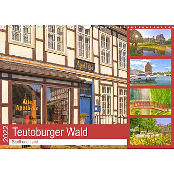 Teutoburger Wald - Stadt und Land (Wandkalender 2022 DIN A3 quer), Bettina Hackstein