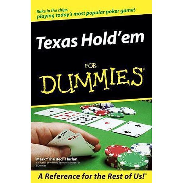 Texas Hold'em For Dummies, Mark Harlan