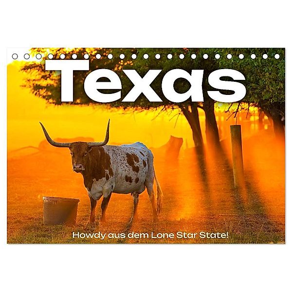 Texas - Howdy aus dem Lone Star State! (Tischkalender 2024 DIN A5 quer), CALVENDO Monatskalender, M. Scott