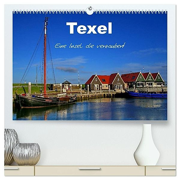 Texel - Eine Insel die verzaubert (hochwertiger Premium Wandkalender 2024 DIN A2 quer), Kunstdruck in Hochglanz, Elke Krone