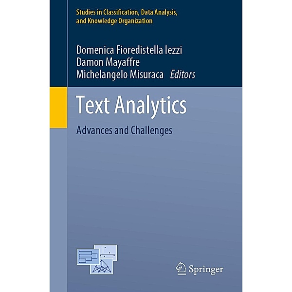 Text Analytics / Studies in Classification, Data Analysis, and Knowledge Organization