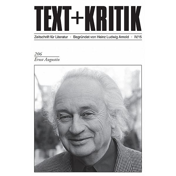 TEXT+KRITIK 206 - Ernst Augustin / TEXT+KRITIK Bd.206