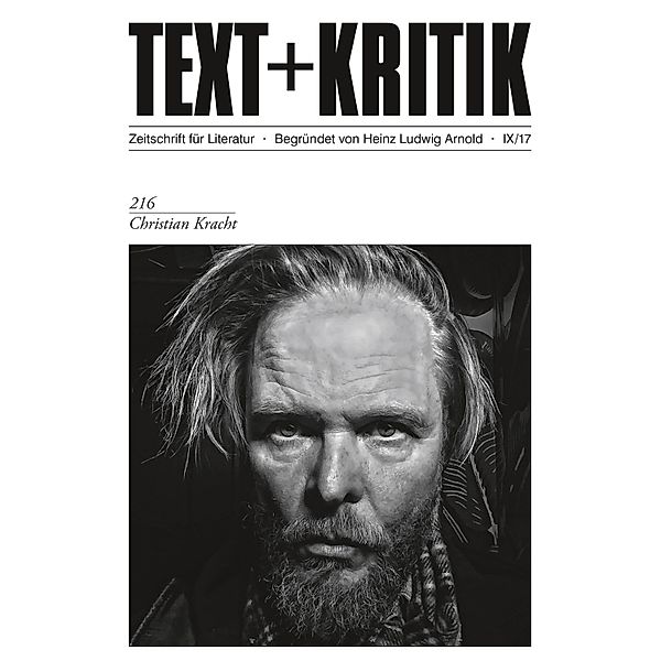 TEXT+KRITIK 216 - Christian Kracht / TEXT+KRITIK Bd.216