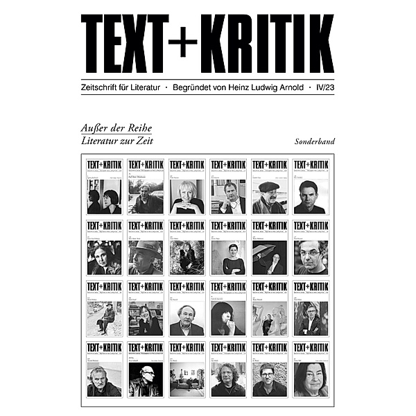 TEXT + KRITIK Sonderband  - Ausser der Reihe / Text+Kritik Sonderband