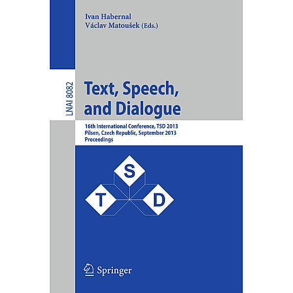 Text, Speech, and Dialogue