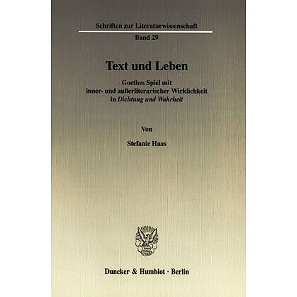 Text und Leben, Stefanie Haas