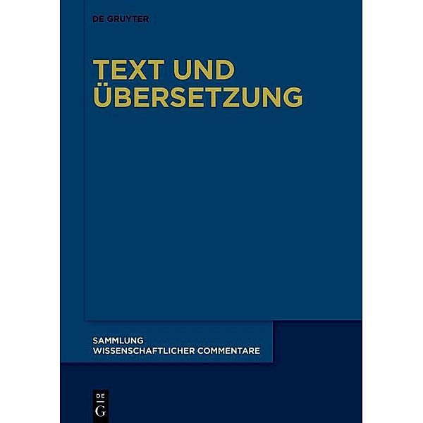 Text und Übersetzung / Homerus: Homers Ilias. 21. Gesang