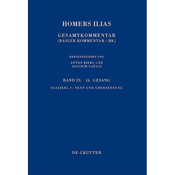 Text und Übersetzung / Sammlung wissenschaftlicher Commentare
