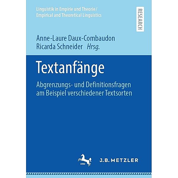 Textanfänge / Linguistik in Empirie und Theorie/Empirical and Theoretical Linguistics