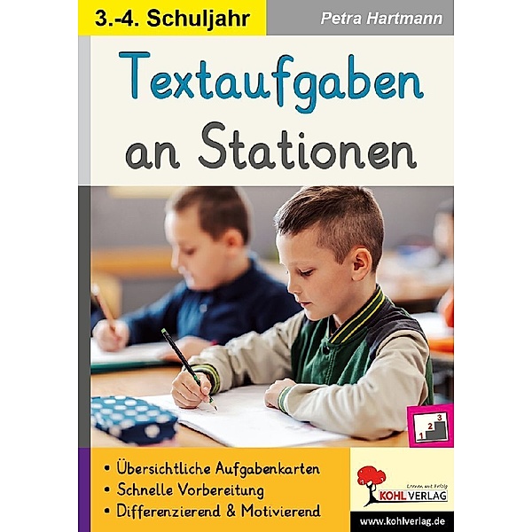 Textaufgaben an Stationen / Klasse 3-4, Petra Hartmann