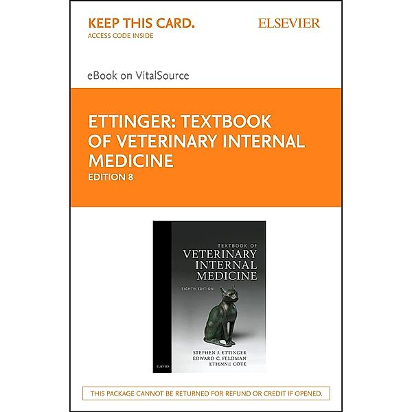 Textbook of Veterinary Internal Medicine - eBook, Stephen J. Ettinger, Edward C. Feldman, Etienne Cote