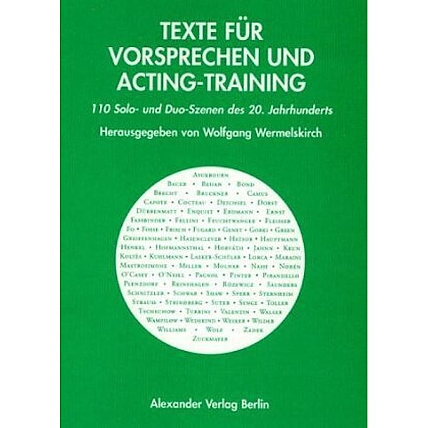 Texte für Vorsprechen und Acting-Training 1
