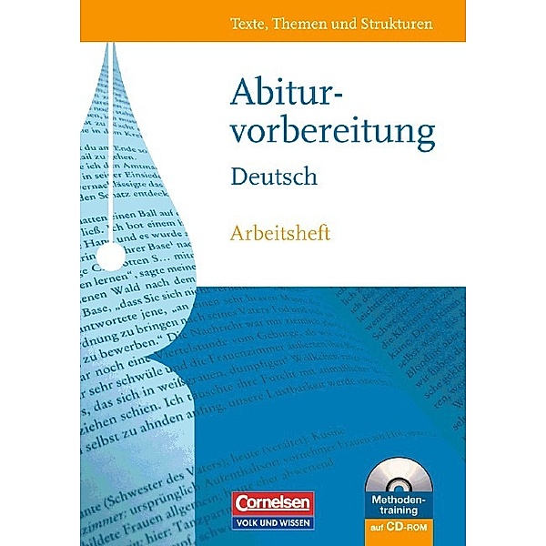 Texte, Themen und Strukturen, Arbeitshefte: Abiturvorbereitung Deutsch, Östliche Bundesländer/Berlin, m. CD-ROM