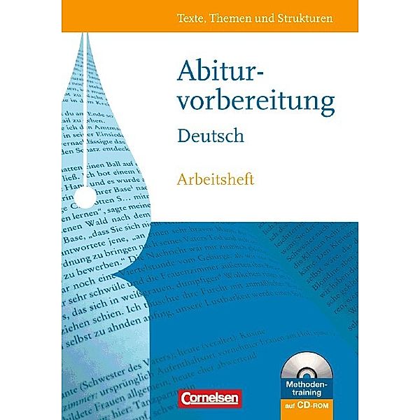 Texte, Themen und Strukturen, Arbeitshefte: Abiturvorbereitung Deutsch, Westliche Bundesländer, m. CD-ROM