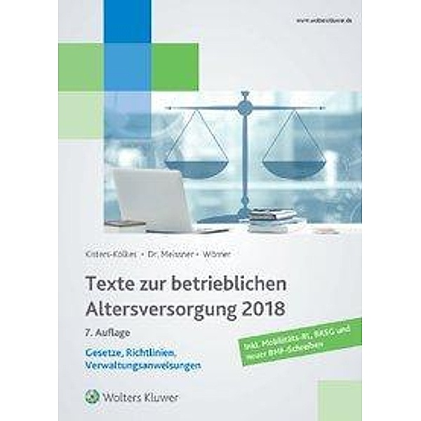 Texte zur betrieblichen Altersversorgung 2018, Frank Wörner