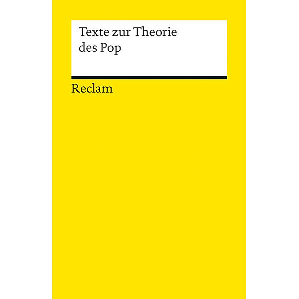 Texte zur Theorie des Pop