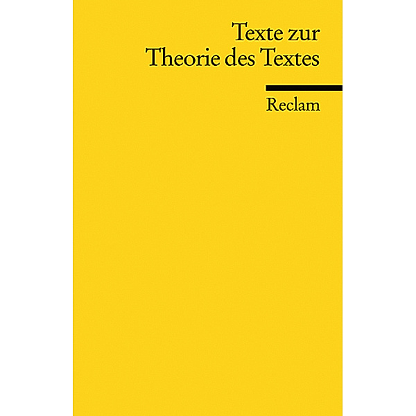Texte zur Theorie des Textes