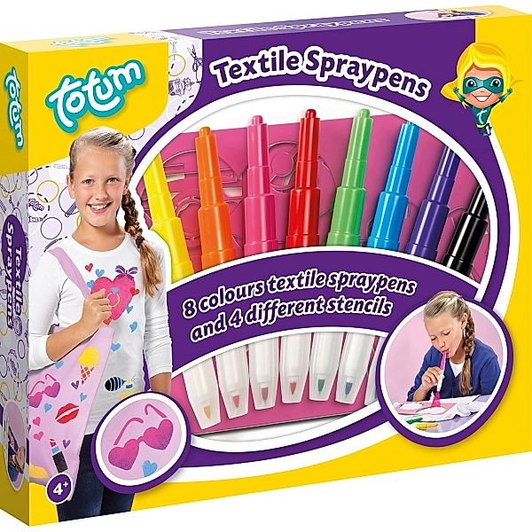 Totum Textile Sparypens Pustestifte