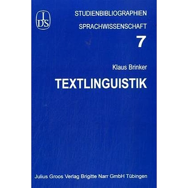 Textlinguistik, Klaus Brinker