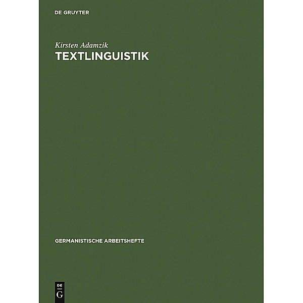 Textlinguistik, Kirsten Adamzik