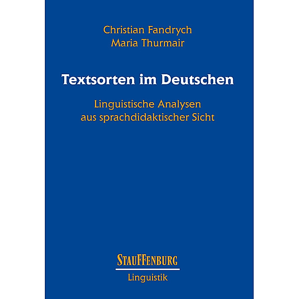 Textsorten im Deutschen, Christian Fandrych, Maria Thurmair