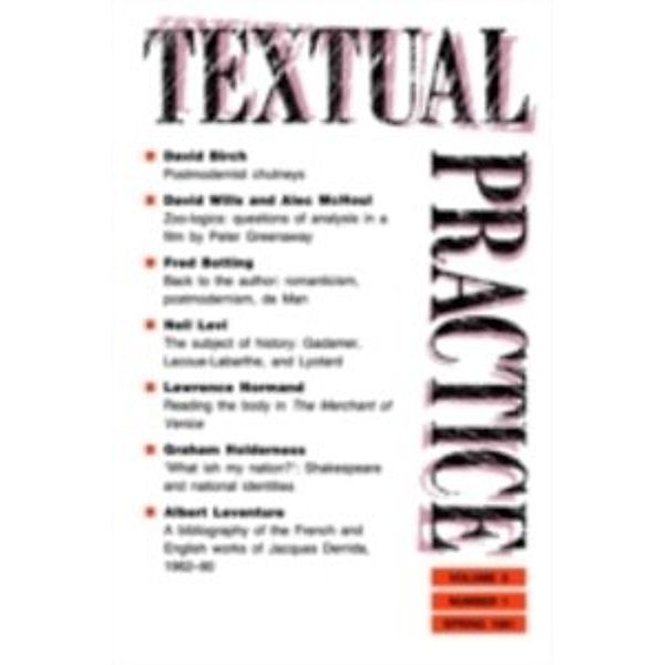 Textual Practice V 5 Issue 1