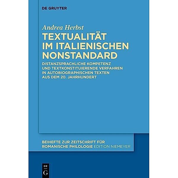 Textualität im italienischen Nonstandard, Andrea Herbst