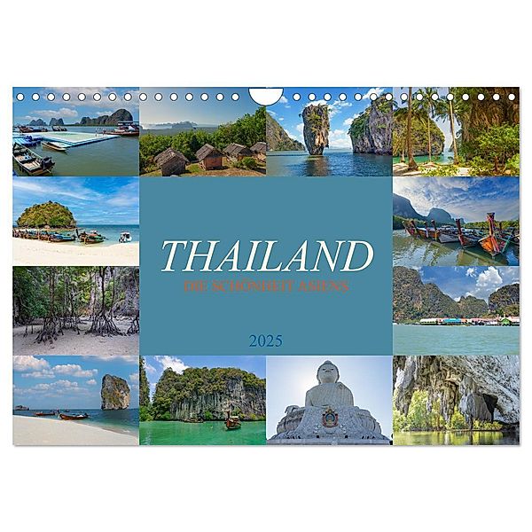 Thailand - Die Schönheit Asiens (Wandkalender 2025 DIN A4 quer), CALVENDO Monatskalender, Calvendo, Dirk Meutzner