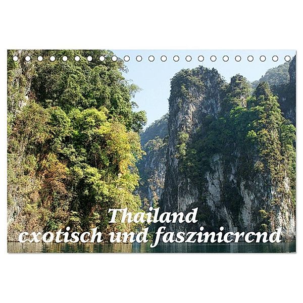 Thailand - exotisch und faszinierend (Tischkalender 2024 DIN A5 quer), CALVENDO Monatskalender, Erika Müller