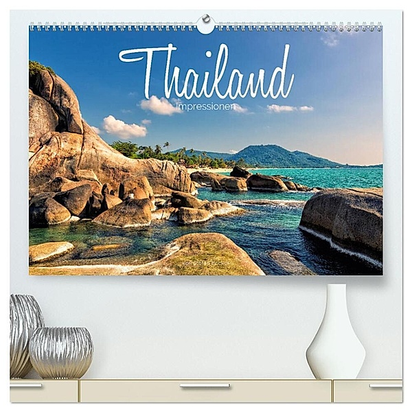 Thailand Impressionen (hochwertiger Premium Wandkalender 2024 DIN A2 quer), Kunstdruck in Hochglanz, Stefan Becker