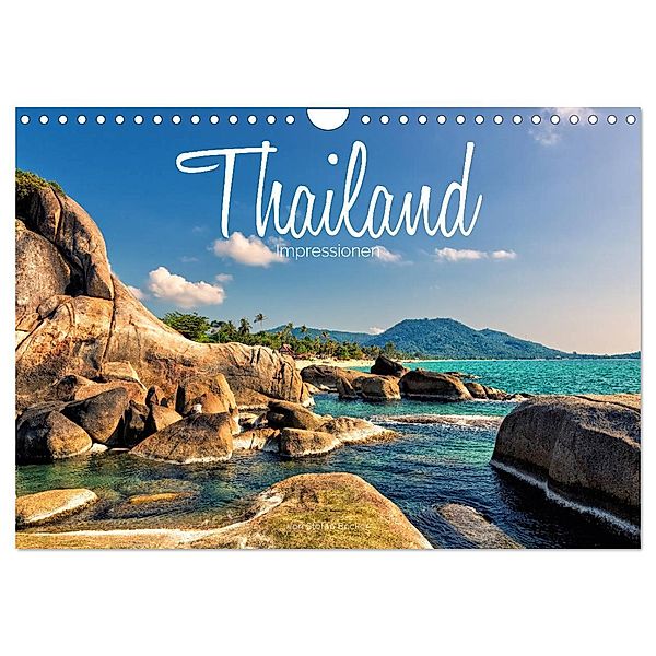 Thailand Impressionen (Wandkalender 2024 DIN A4 quer), CALVENDO Monatskalender, Stefan Becker