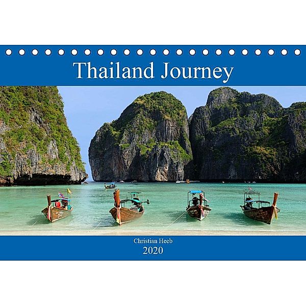 Thailand Journey (Tischkalender 2020 DIN A5 quer), Christian Heeb