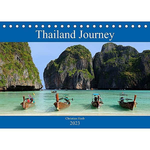 Thailand Journey (Tischkalender 2023 DIN A5 quer), Christian Heeb