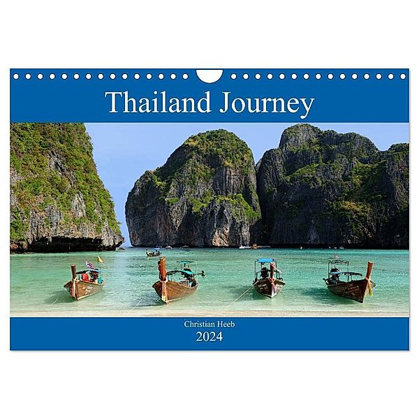 Thailand Journey (Wandkalender 2024 DIN A4 quer), CALVENDO Monatskalender, Christian Heeb