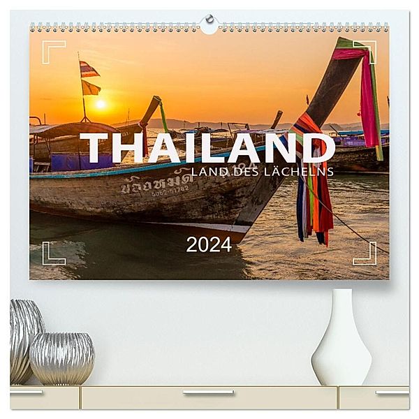 THAILAND - Land des Lächelns (hochwertiger Premium Wandkalender 2024 DIN A2 quer), Kunstdruck in Hochglanz, Mario Weigt