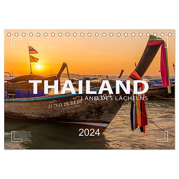 THAILAND - Land des Lächelns (Tischkalender 2024 DIN A5 quer), CALVENDO Monatskalender, Mario Weigt
