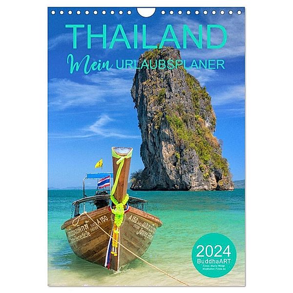 THAILAND - Mein Urlaubsplaner (Wandkalender 2024 DIN A4 hoch), CALVENDO Monatskalender, BuddhaART