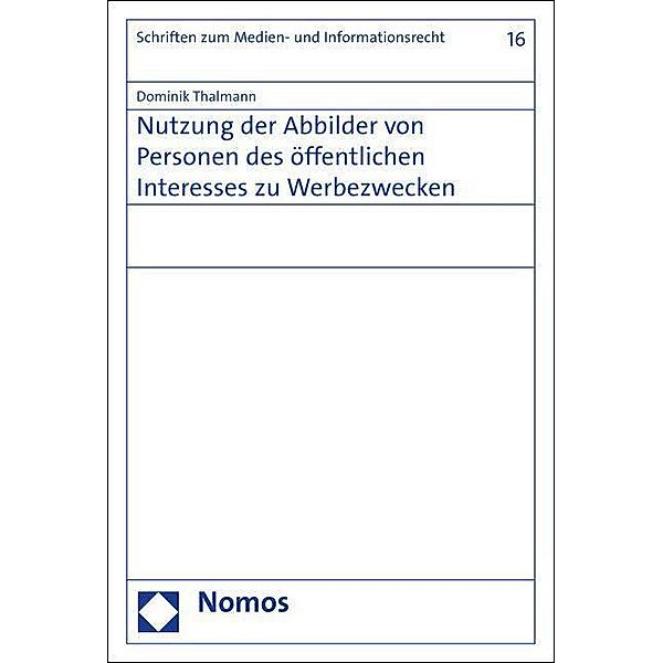 Thalmann, D: Nutzung der Abbilder von Personen des öffentlic, Dominik Thalmann