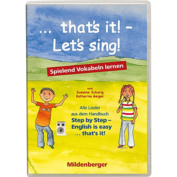 that's it! - Let's sing!, 1 Audio-CD,Audio-CD, Susanne McCafferty, Katharina Geiger