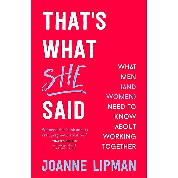 That's What She Said, Joanne Lipman